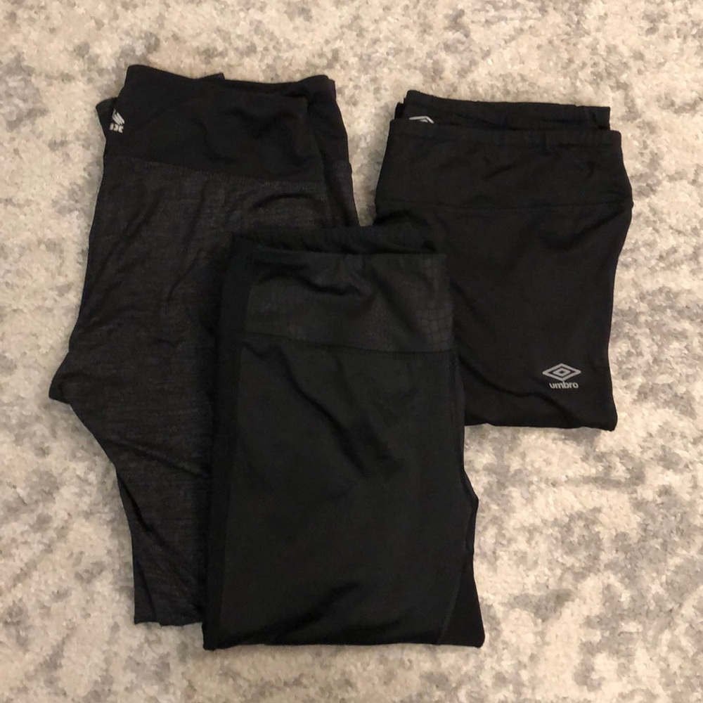 Black Work out leggings Large